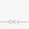 Collier acier fermoir en T SO OR
