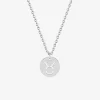 Collier acier gris avec pendentif signe zodiaque taureau SO OR