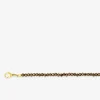 Collier acier marron et doré SO OR