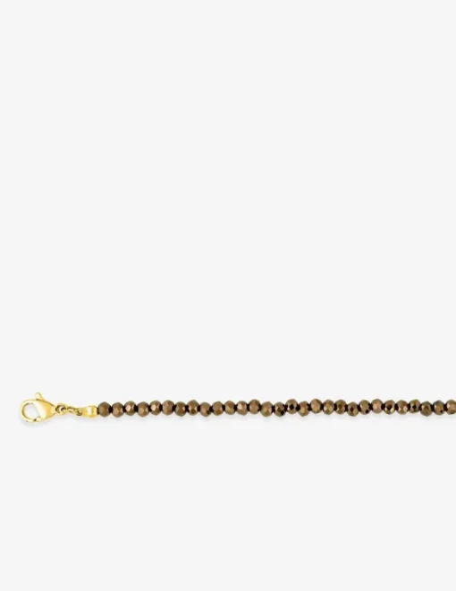 Collier acier marron et doré SO OR