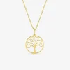 Collier arbre cœur or jaune 750 ‰ SO OR