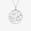 Collier arbre de vie argent 925‰ rhodié et oxyde de zirconium SO OR