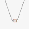 Collier argent 925 ‰, bicolore, tout métal SO OR
