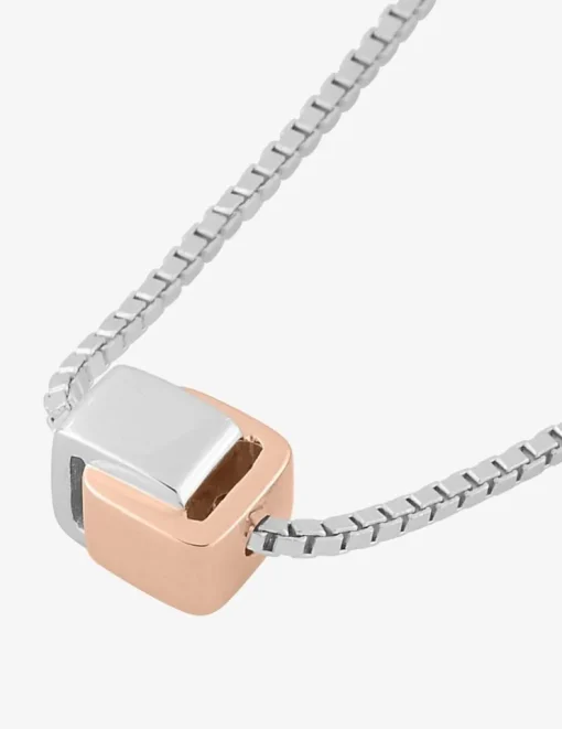 Collier argent 925 ‰, bicolore, tout métal SO OR