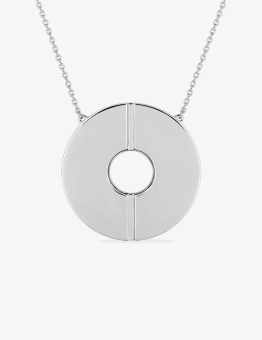 Collier argent 925 ‰ et cercles SO OR