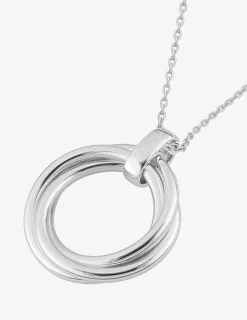 Collier argent 925 ‰ et cercles SO OR
