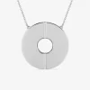 Collier argent 925 ‰ et jeton rond SO OR