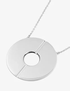 Collier argent 925 ‰ et jeton rond SO OR