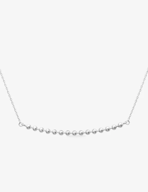 Collier argent 925 ‰ pendantif rigides a boules SO OR