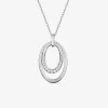 Collier argent 925 ‰ rhodié avec oxydes de zirconium SO OR