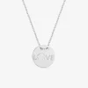 Collier argent 925 ‰ rhodié jeton "love" SO OR