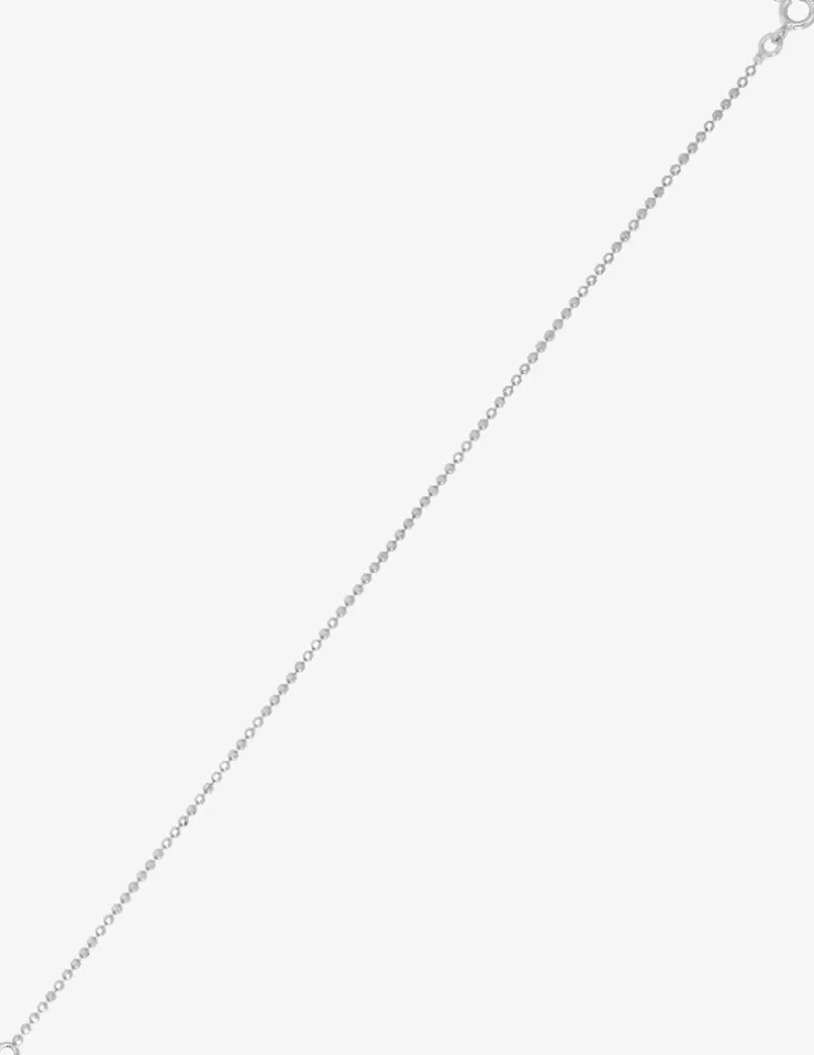 Collier argent 925 ‰ rhodié maille boule SO OR