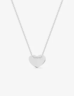 Collier argent 925‰ avec pendentif cœur à graver coulissant SO OR
