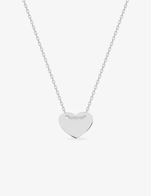 Collier argent 925‰ avec pendentif cœur à graver coulissant SO OR