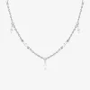 Collier Argent 925‰ rhodié & oxydes de zirconium SO OR