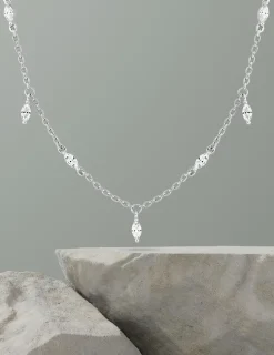 Collier Argent 925‰ rhodié & oxydes de zirconium SO OR