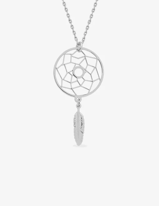 Collier attrape-rêve argent 925‰ rhodié SO OR