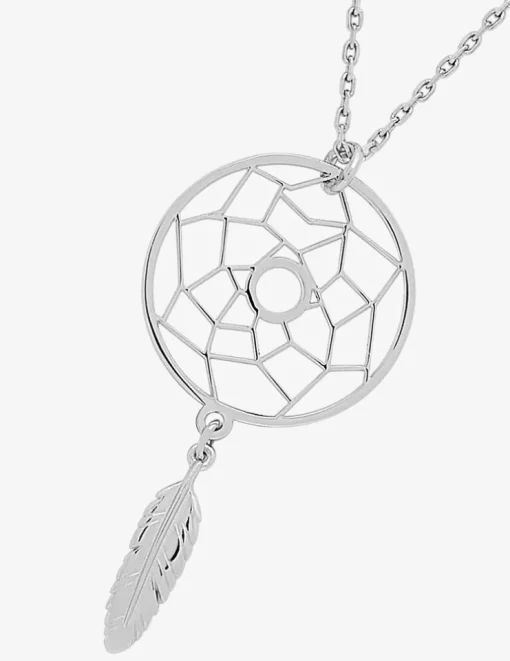 Collier attrape-rêve argent 925‰ rhodié SO OR
