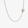 Collier bicolore argent 925 ‰, tout métal SO OR