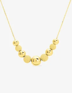 Collier boules pailletées or jaune 750‰ SO OR