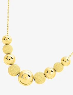 Collier boules pailletées or jaune 750‰ SO OR
