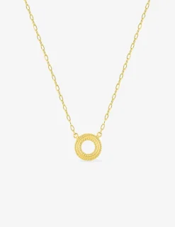 Collier cercle fantaisie or jaune 375‰ SO OR