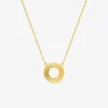 Collier cercle rainuré or jaune 375‰ SO OR