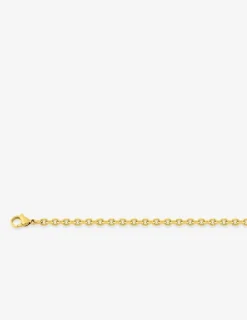 Collier chaine acier doré maille gourmette SO OR