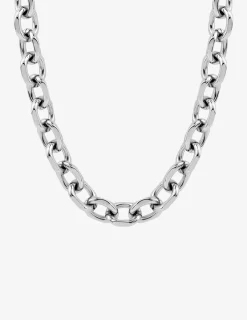 Collier chaine en acier maille forçat SO OR