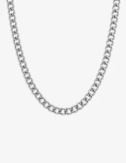 Collier chaine en acier maille gourmette pour femmme SO OR