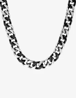 Collier chaine fantaisie bicolore SO OR