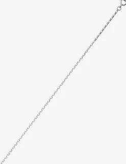 Collier chaine forçat diamantée en argent 925 ‰ rhodié 1,90 mm de largeur SO OR