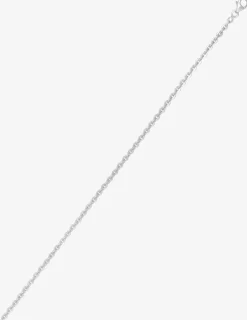 Collier chaine forçat miroir en argent 925 ‰ rhodié SO OR