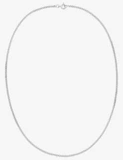 Collier chaine gourmette en argent 925 ‰ rhodié 2,10 mm de largeur SO OR
