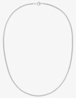 Collier chaine gourmette en argent 925 ‰ rhodié 2,40 mm de largeur SO OR