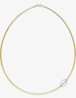 Collier chaîne Avvolto réversible or 750‰ 2 mm SO OR