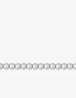 Collier chaîne boules 6 mm argent 925‰ rhodié SO OR