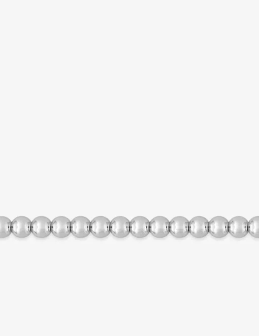 Collier chaîne boules 6 mm argent 925‰ rhodié SO OR