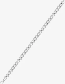 Collier chaîne boules 6 mm argent 925‰ rhodié SO OR