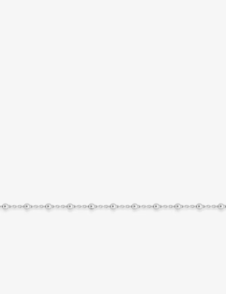 Collier chaîne boules 2 mm argent 925‰ rhodié SO OR