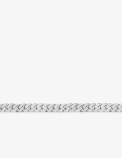 Collier chaîne en argent 925 ‰ rhodié  4mm SO OR