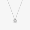 Collier chaîne forçat argent 925 ‰ rhodié avec oxyde de zirconium 6 mm SO OR