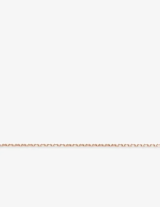 Collier chaîne forçat diamantée 1,60 mm plaqué or rose SO OR