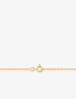 Collier chaîne forçat diamantée 1,60 mm plaqué or SO OR
