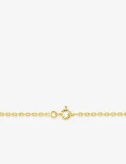 Collier chaîne forçat diamantée 1,90 mm plaqué or SO OR