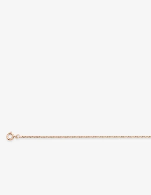 Collier chaîne forçat rond 1,75 mm plaqué or rose SO OR