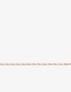 Collier chaîne gourmette diamantée 1,70 mm plaqué or rose SO OR