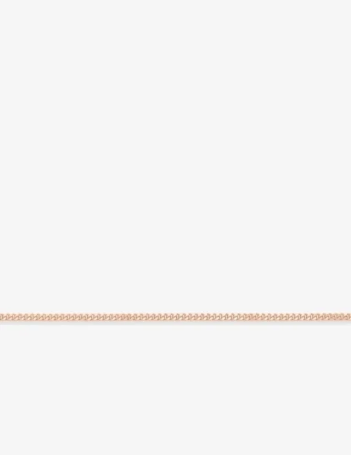 Collier chaîne gourmette diamantée 1,70 mm plaqué or rose SO OR
