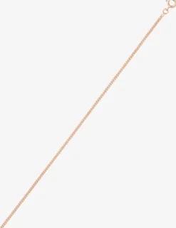 Collier chaîne gourmette diamantée 1,70 mm plaqué or rose SO OR