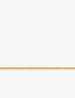 Collier chaîne gourmette diamantée 2,10 mm plaqué or SO OR